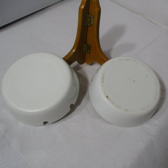 Set of 2 Vintage Inter-Continental Hotel Vienna Austria Ashtrays Ash Trays - Picture 4 of 8